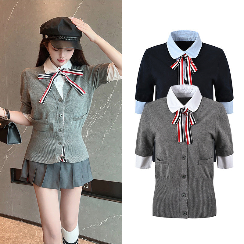 Women's Knitted Wool POLO Shirt(复制) THOM TREND