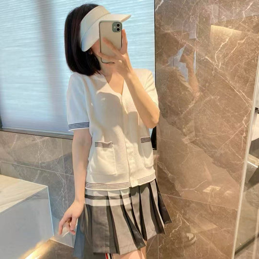 2025SS V-neck short sleeves THOM TREND