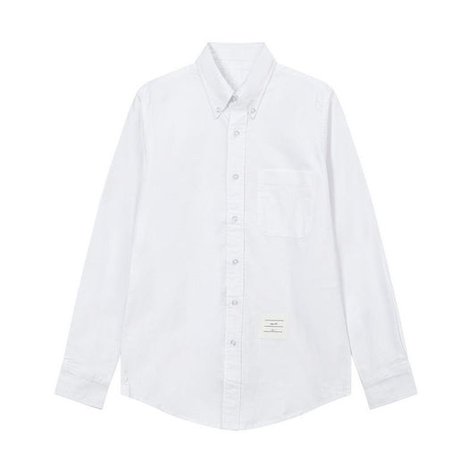 White shirt with webbing cuffs THOM TREND