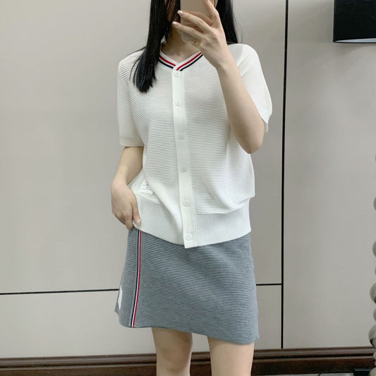 Houndstooth knitted cardigan(复制) THOM TREND