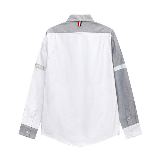 Puppy Print Back Slit Long Sleeve Shirt(副本) THOM TREND