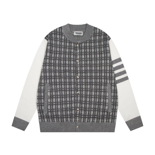 2025SS color-block plaid jacket THOM TREND