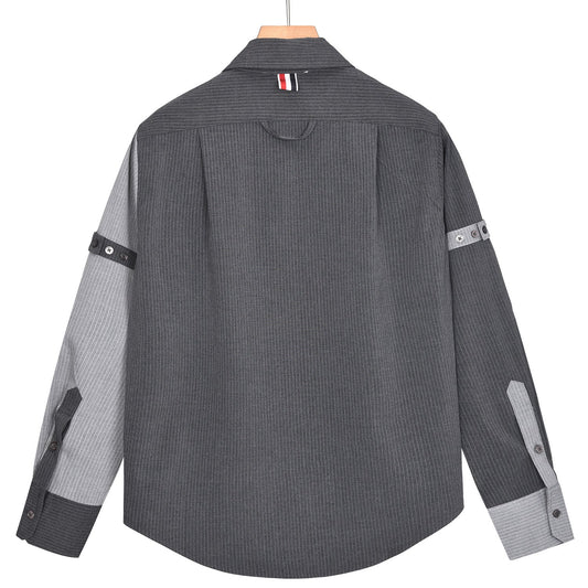 2025SSS color-block shirt jacket THOM TREND