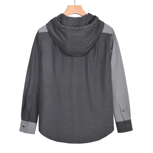 2025SS color-block hooded shirt THOM TREND