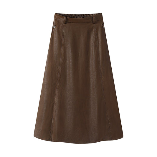 2025SS leather skirt THOM TREND