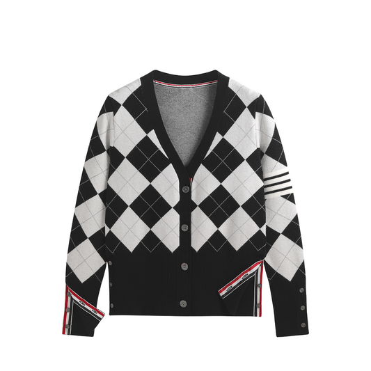 2025SS Colorblock Cardigan Sweater THOM TREND