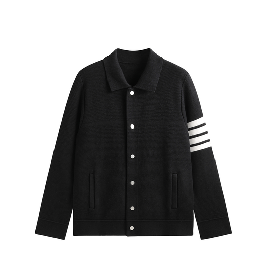 2025SS Polo collar knitted jacket THOM TREND