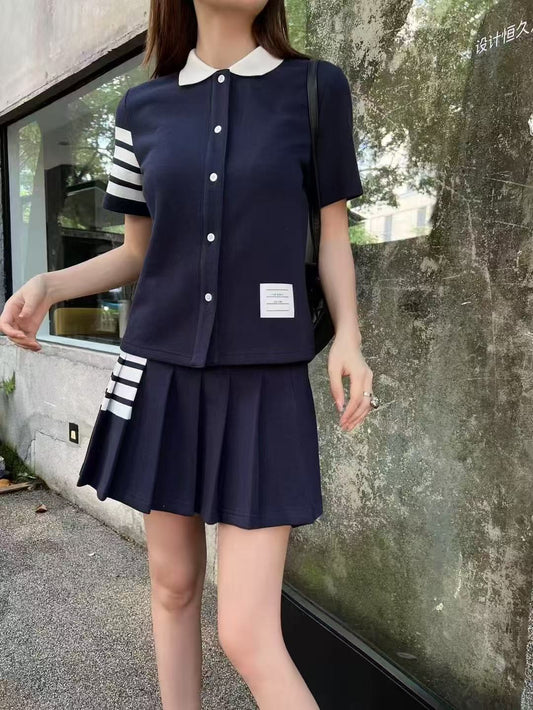 Puppy embroidered short sleeves(副本) THOM TREND