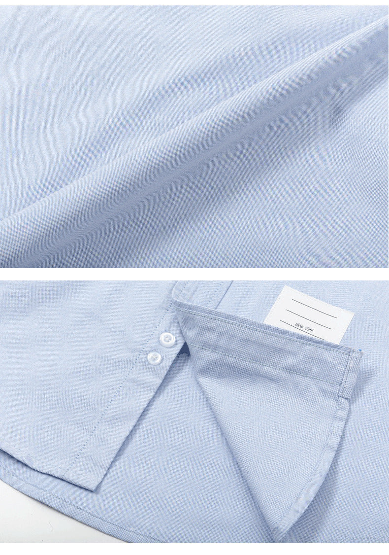 White and grey colorblock shirt(副本) THOM TREND