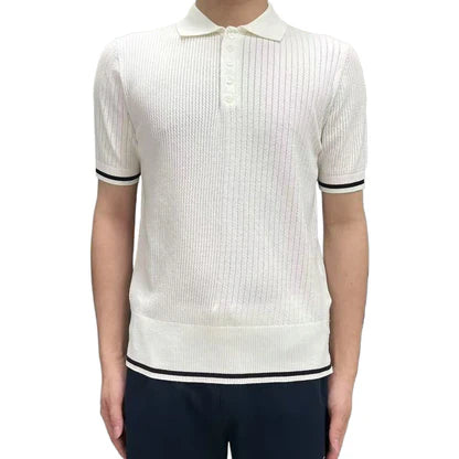 2025SS Knitted POLO shirt THOM TREND