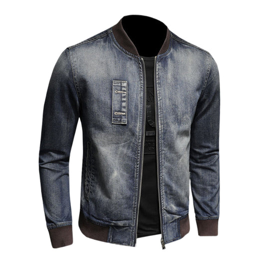 New-DSQ2 Distressed Denim Jacket