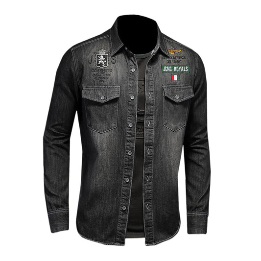 New-DSQ2 Black Denim Jacket