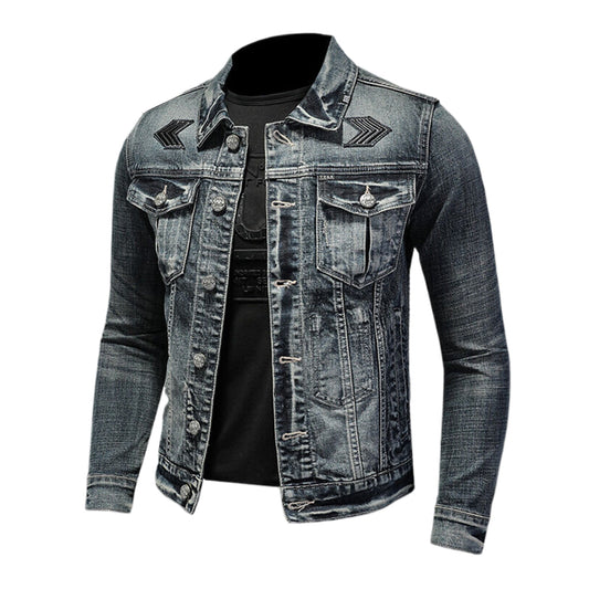 New-DSQ2 2025ss Distressed Denim Jacket