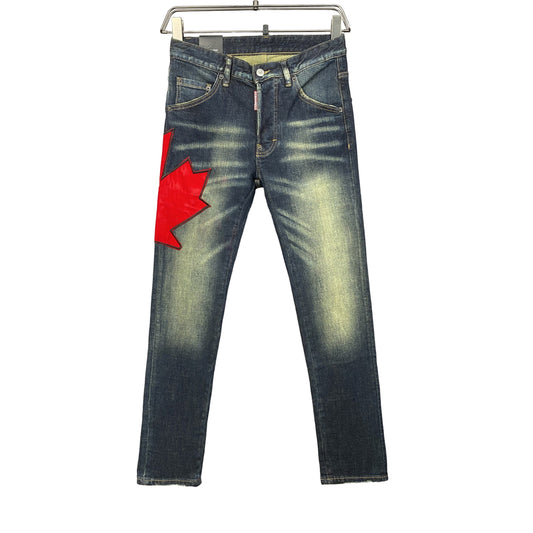 New-DSQ2 Blue Ripped Jeans