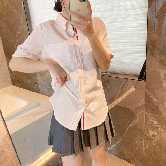 Puppy embroidered short sleeves(复制) THOM TREND