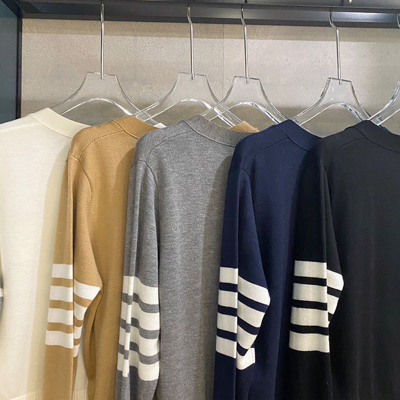 women's solid color sweater(复制) THOM TREND