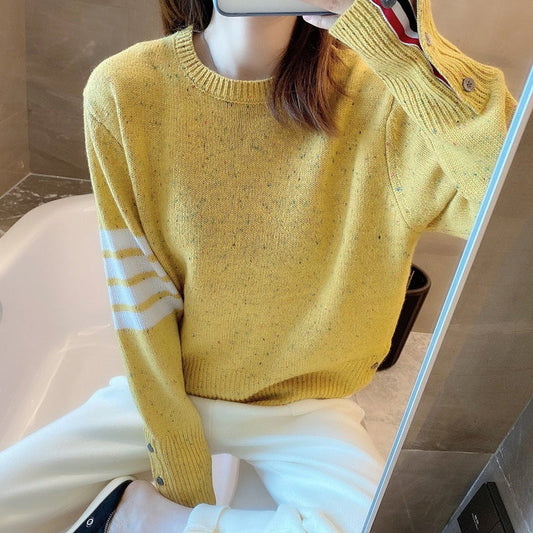 women's four stripe T-shirt sweater(复制) THOM TREND