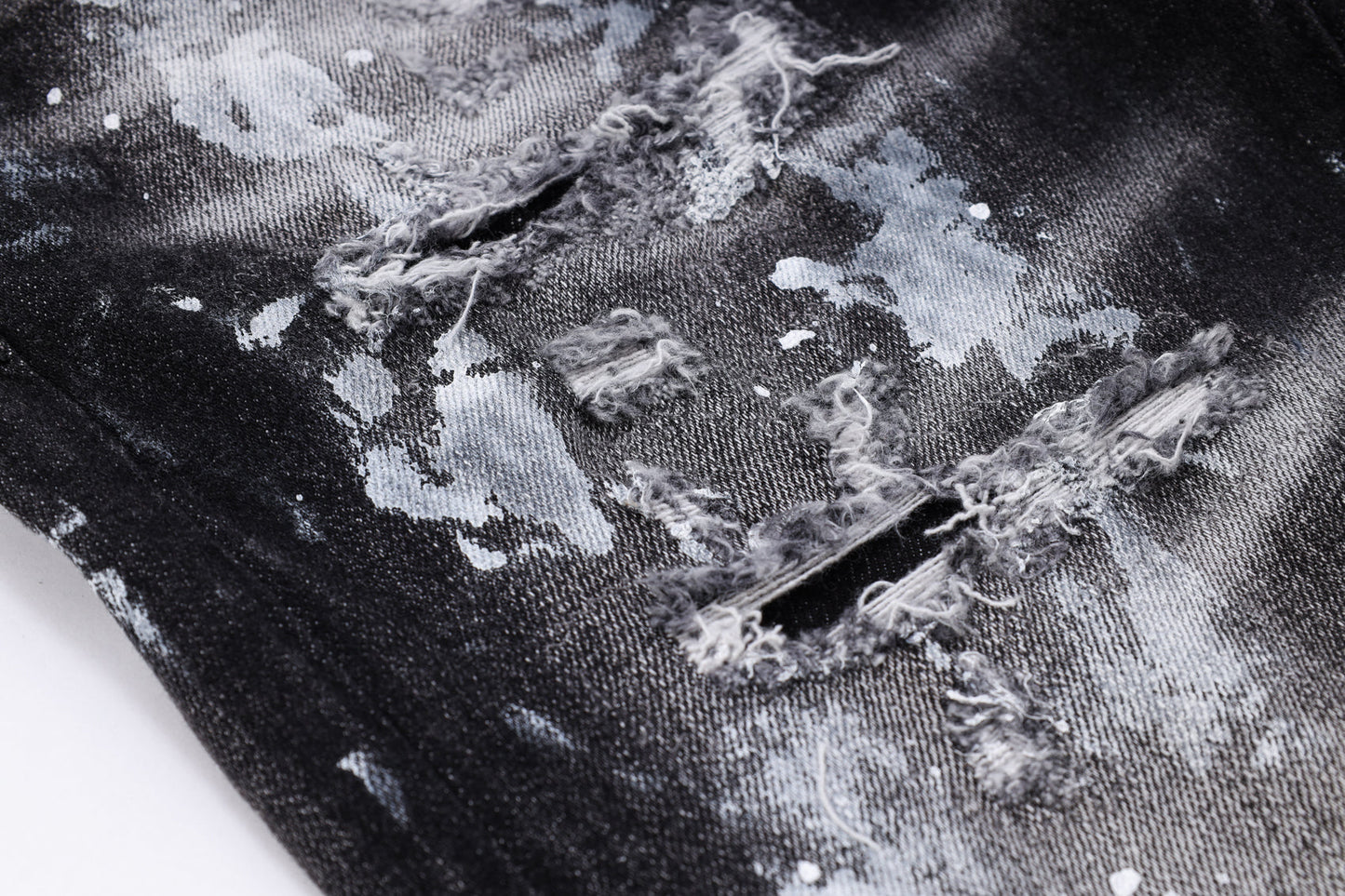 New-DSQ2 2025ss Ripped Black Jeans