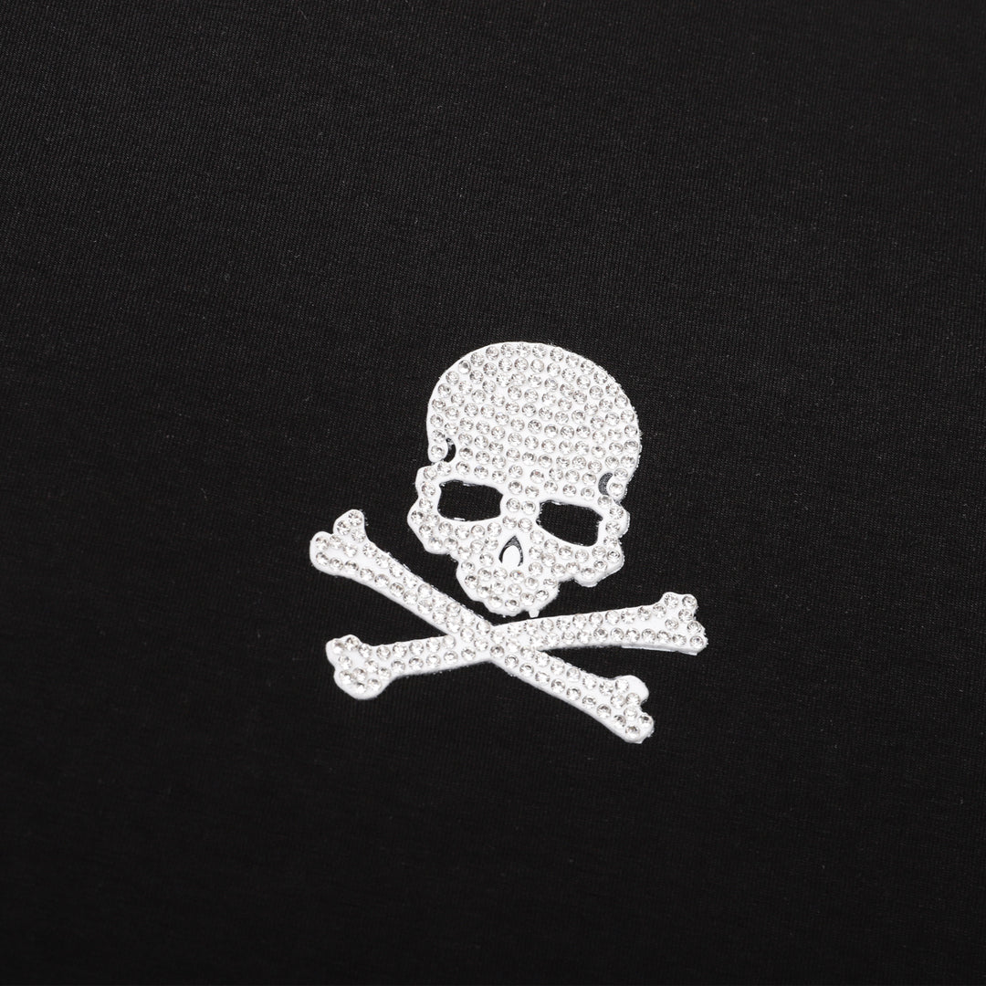 SOLO-Hot stamping Skull T-shirt