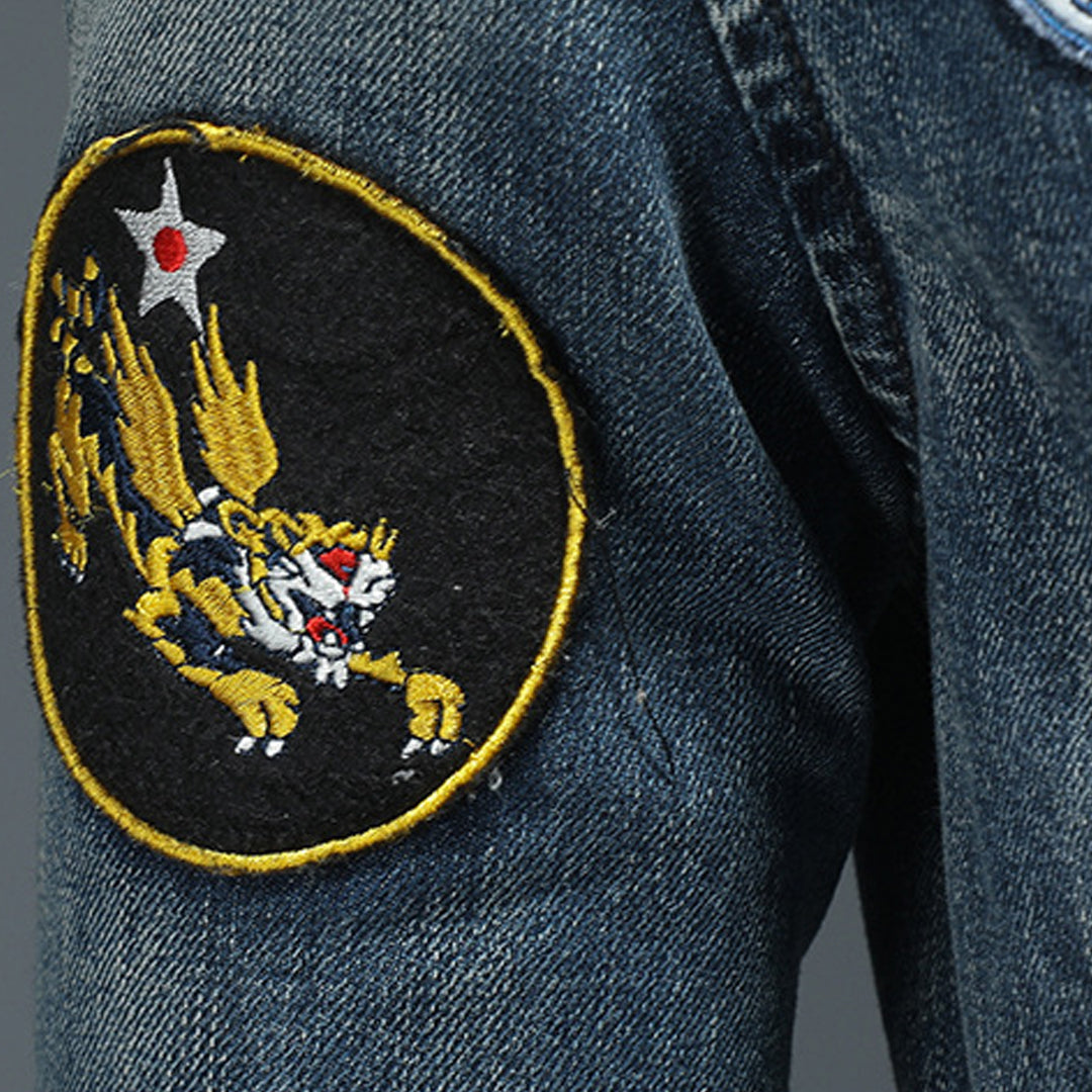 New-DSQ2 Distressed Denim Jacket