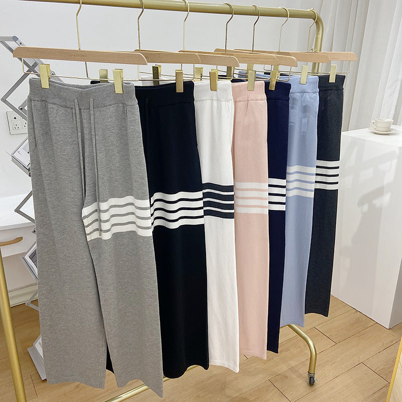 Sports trousers straight pants