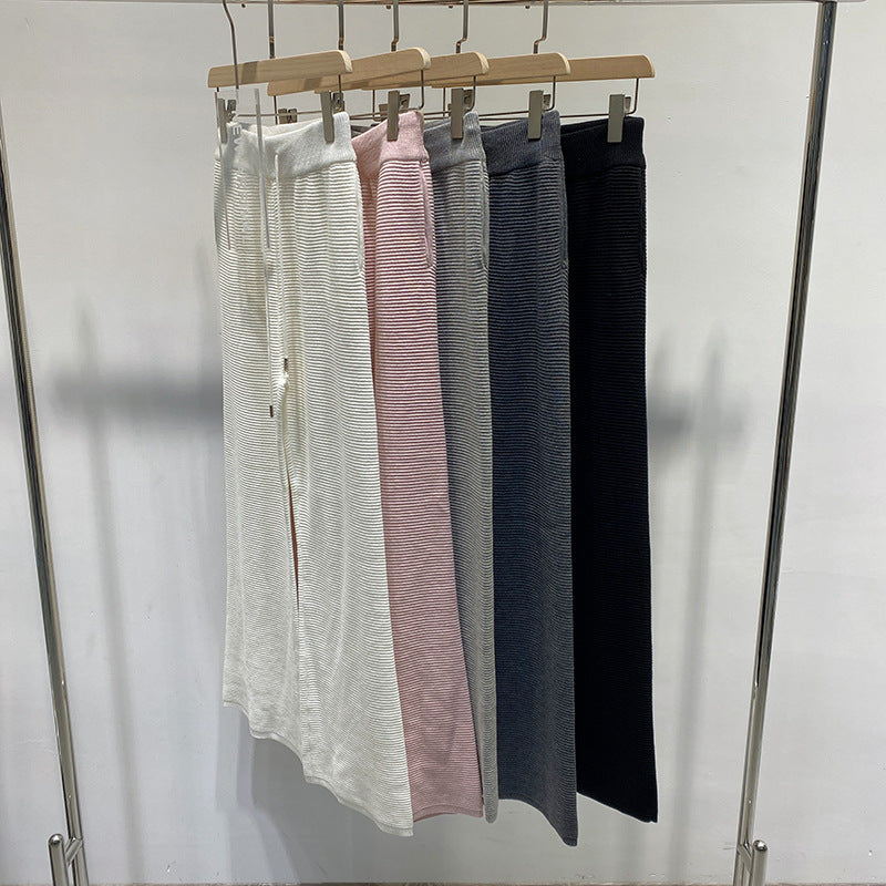 women's all-match wide-leg pants