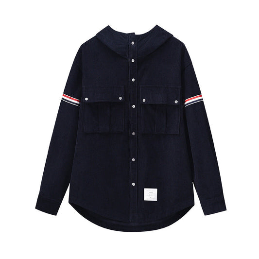 Men's colorblock denim jacket(副本) THOM TREND