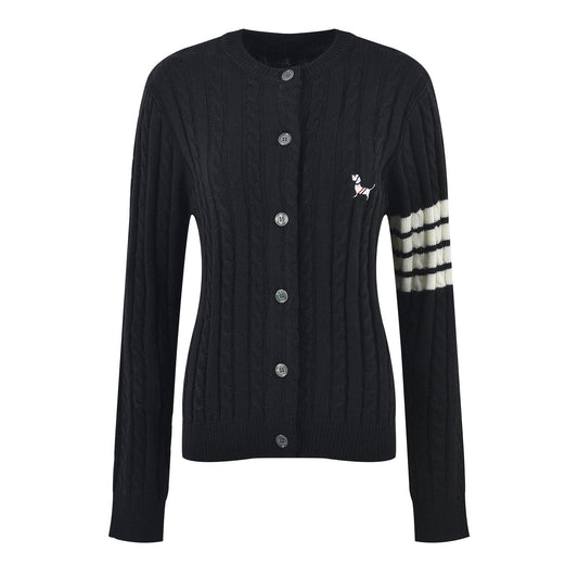 Women's crew neck jacket