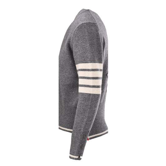 2026SSS Four-stripe wool cardigan