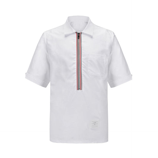 Men's striped short-sleeved shirt（复制） THOM TREND