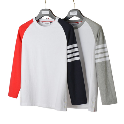 Men's long sleeve lapel T-shirt（副本） THOM TREND