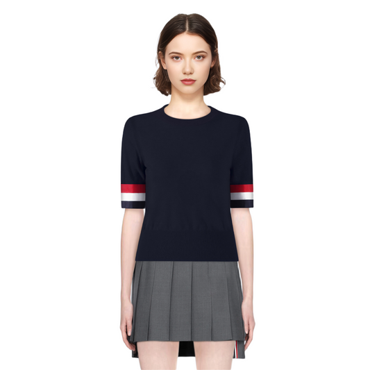Women's Knitted Wool POLO Shirt（副本） THOM TREND