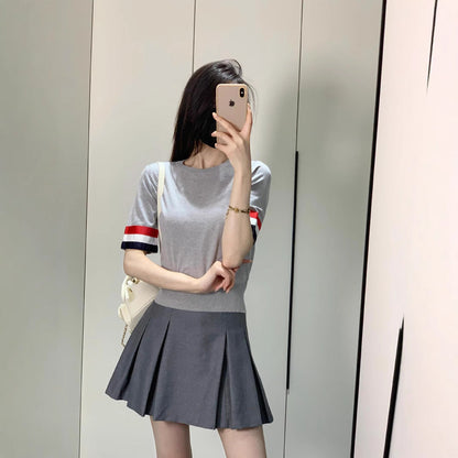 Women's Double Sleeve Label Shirt（复制） THOM TREND