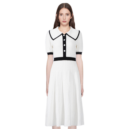 Ladies sleeveless lapel dress（副本） THOM TREND