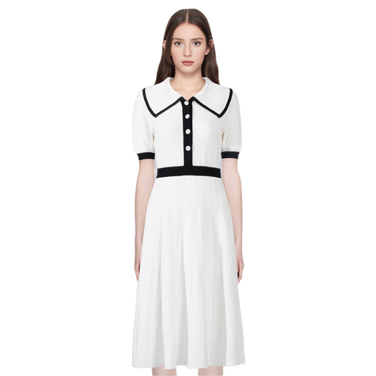 Ladies sleeveless lapel dress（副本） THOM TREND