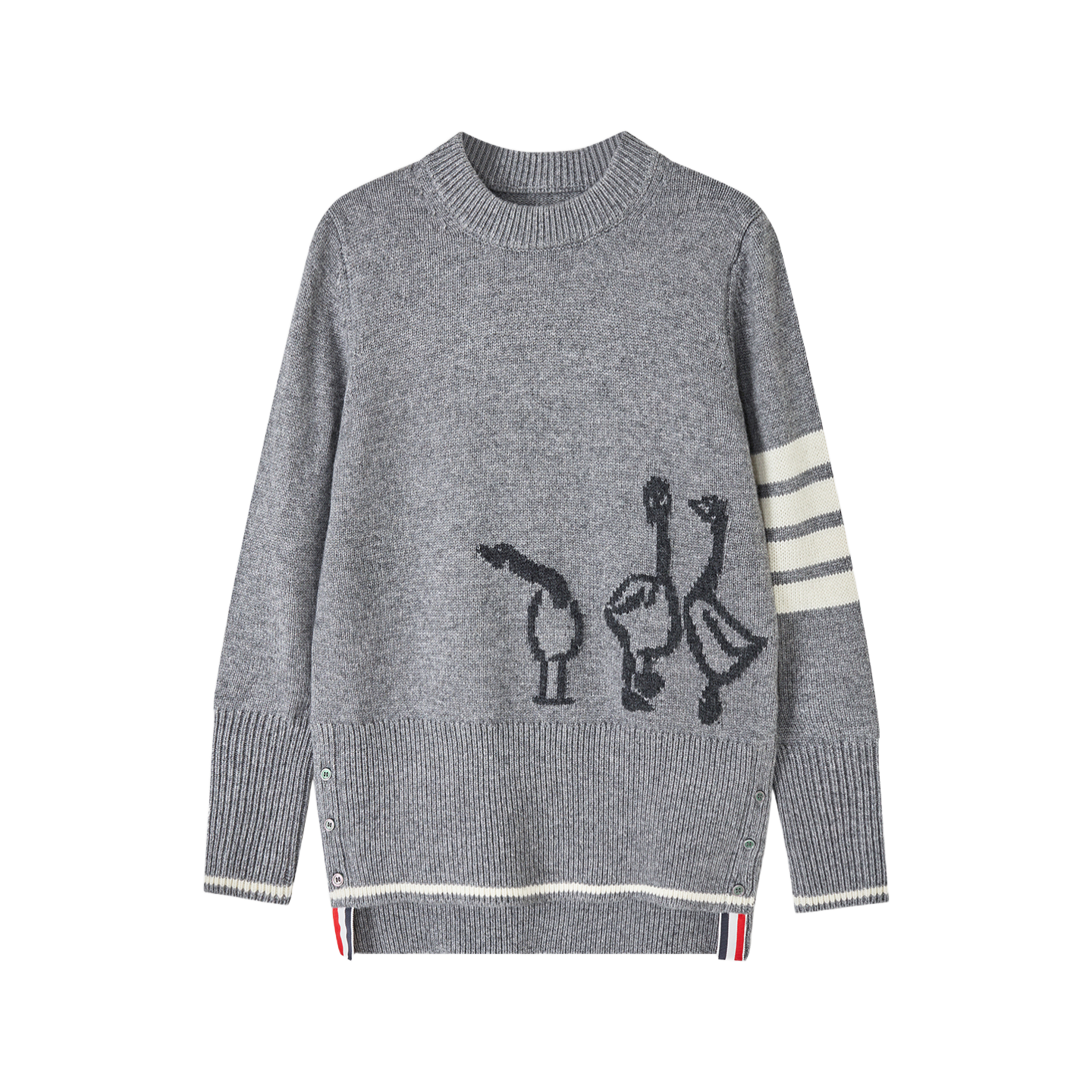 2025SS Women's Goose Intarsia Sweater THOM TREND