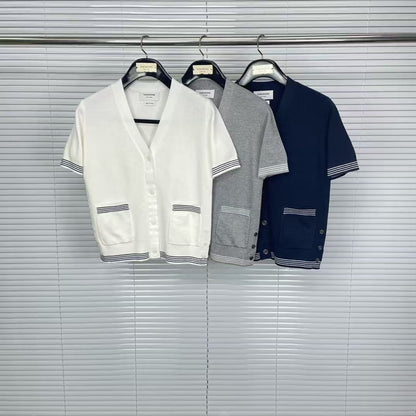 2025SS  V-neck short sleeves THOM TREND