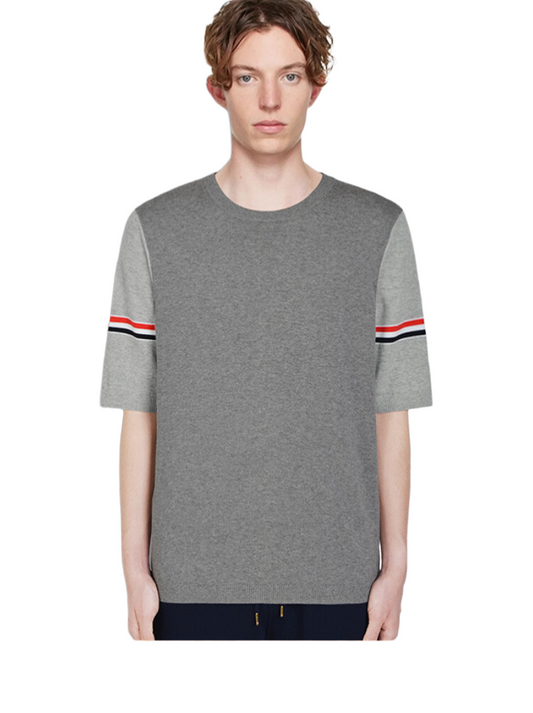 Colorblock crew neck T-shirt THOM TREND