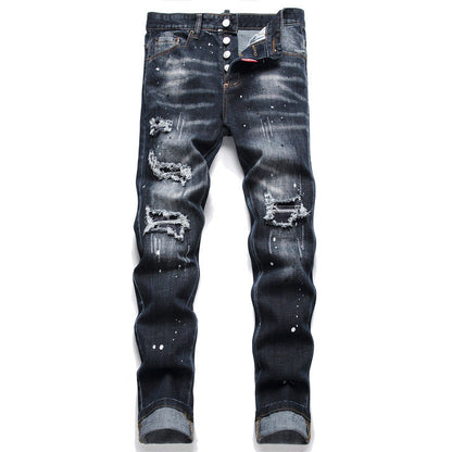 New-DSQ2 embroidery Jeans