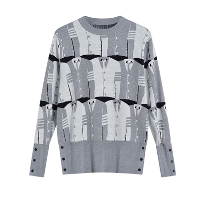 2025SS  Four-bar sweater THOM TREND