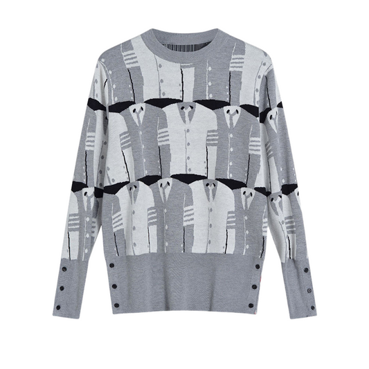 2025SS  Four-bar sweater THOM TREND