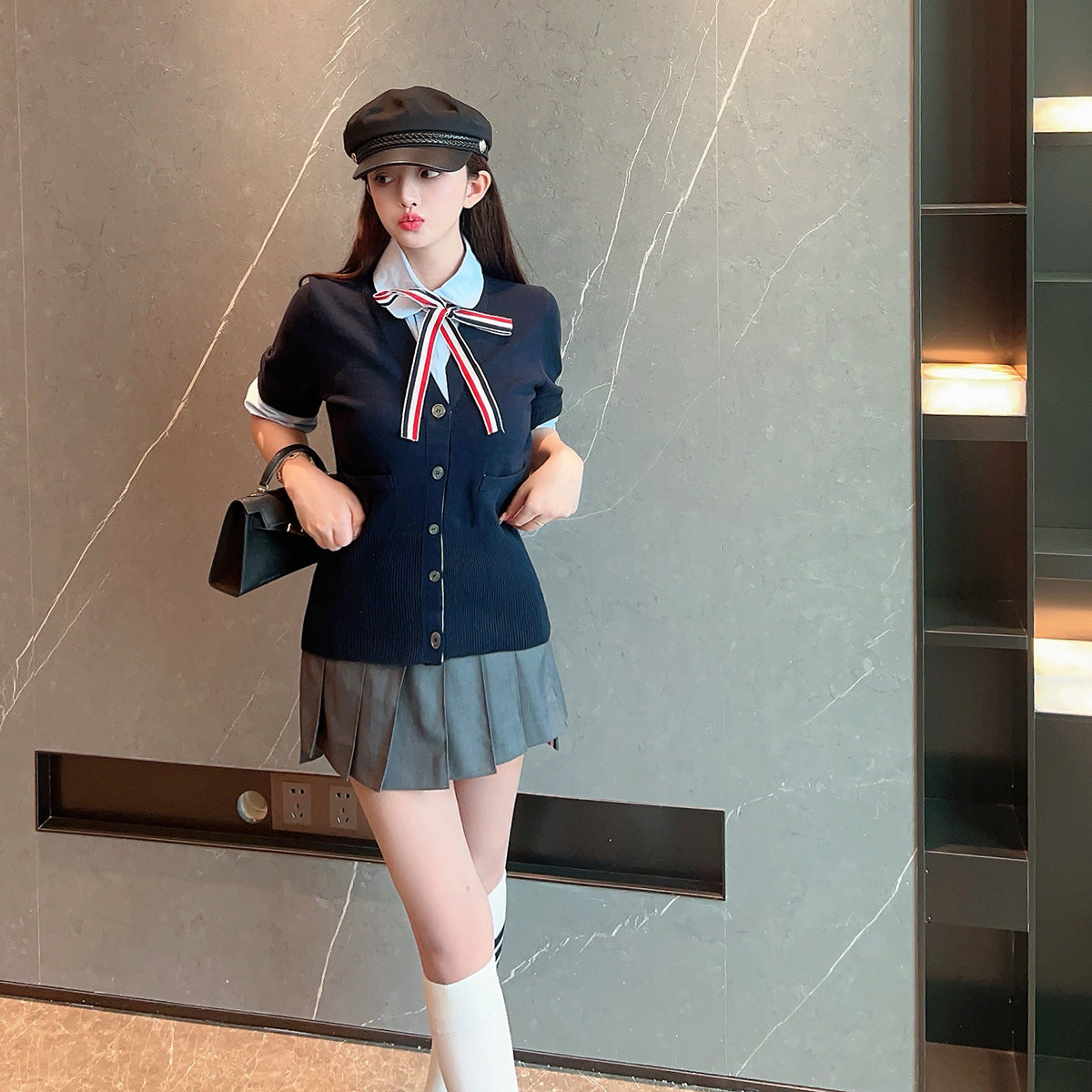 Women's Knitted Wool POLO Shirt（复制） THOM TREND