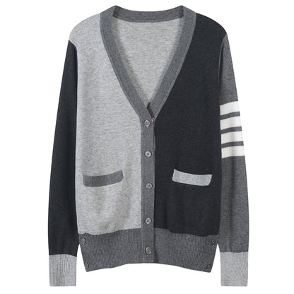 Women's color block sweater