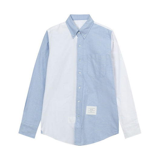 Men's black and white striped shirt（副本） THOM TREND