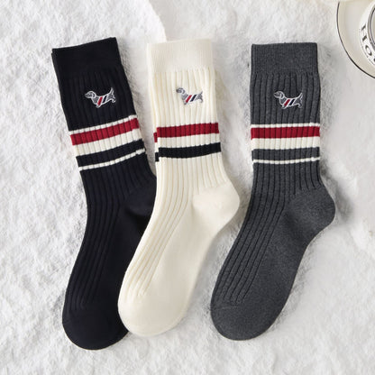 2025SS Dog embroidered socks THOM TREND