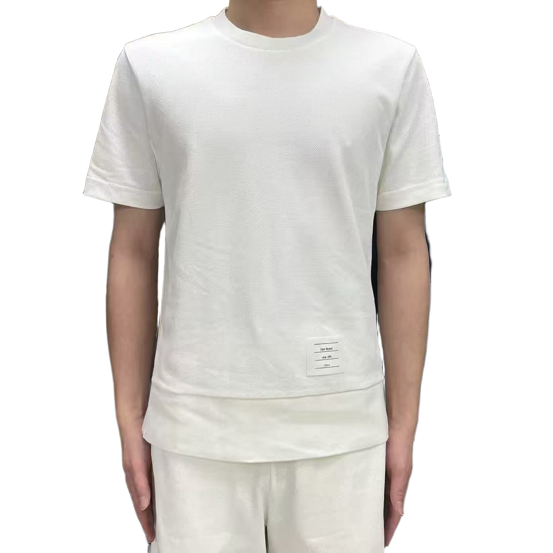 2025SS Short-sleeved solid color THOM TREND