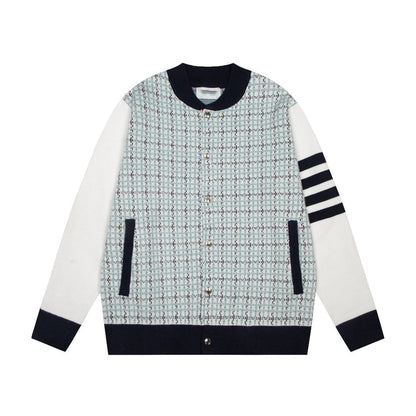 2025SS  color-block plaid jacket THOM TREND