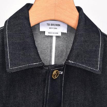 2025SS denim lapel jacket THOM TREND