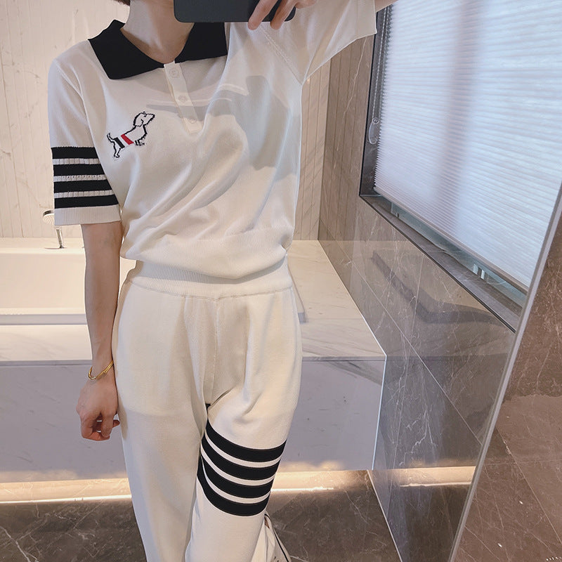 Women's Polo Neck Suit