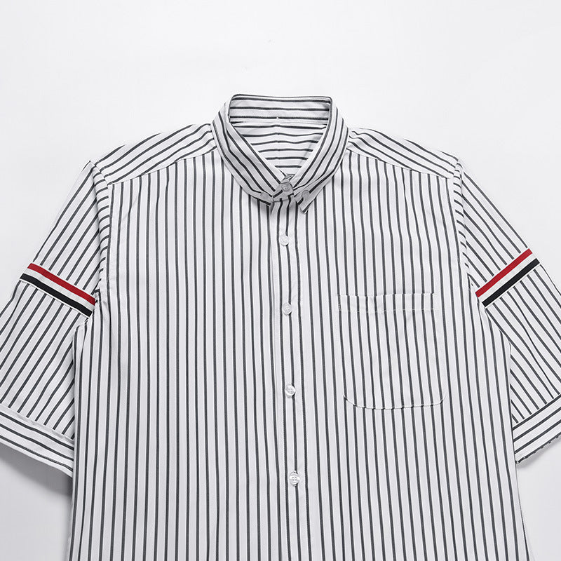 Unisex Pocket Webbing Short Sleeve Shirt（复制） THOM TREND